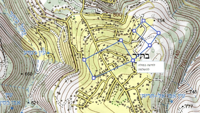 קובץ:המחנות הרומים על מפה טופוגרפית.jpg